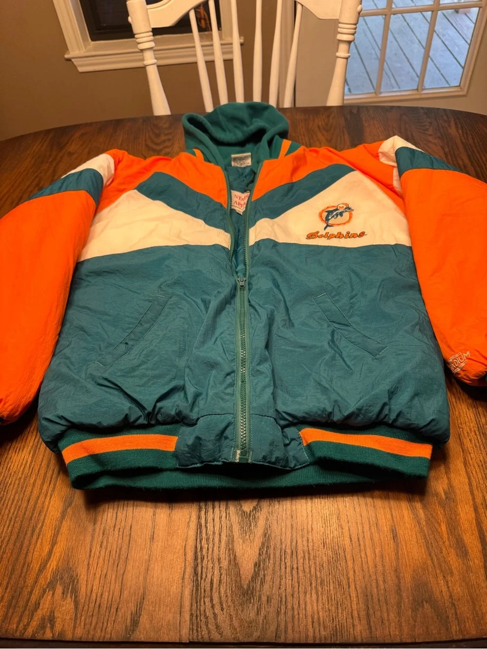 Vintage Miami Dolphins Stadium Apparel Youth Large Jacket